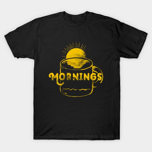 Morning Coffee T-Shirt by howardedna